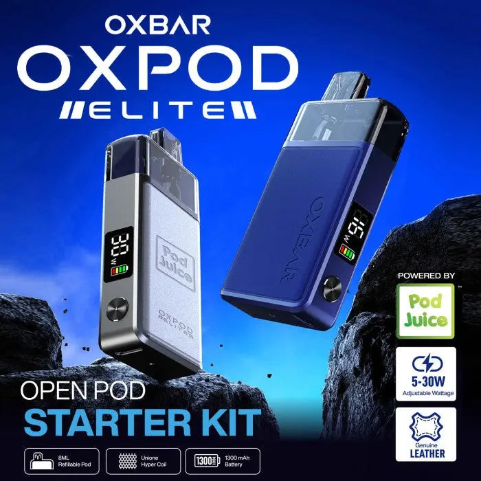 OXBAR x Pod Juice OXPOD Elite Pod Kit 30W, 8mL, 1300mAh | SmokTek OXBAR x Pod Juice OXPOD Elite Pod Kit 30W, 8mL, 1300mAh | SmokTek