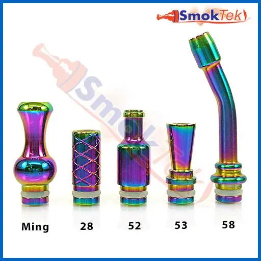 Rainbow 510 Stainless Steel Drip Tip | SmokTek.com