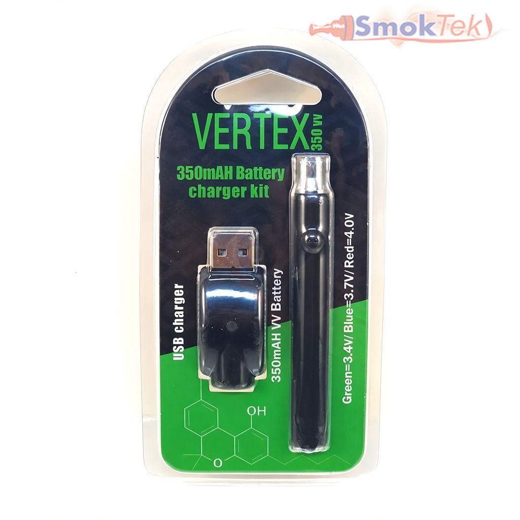 Vertex 350mAh VV 510 Battery Charger Kit - Black