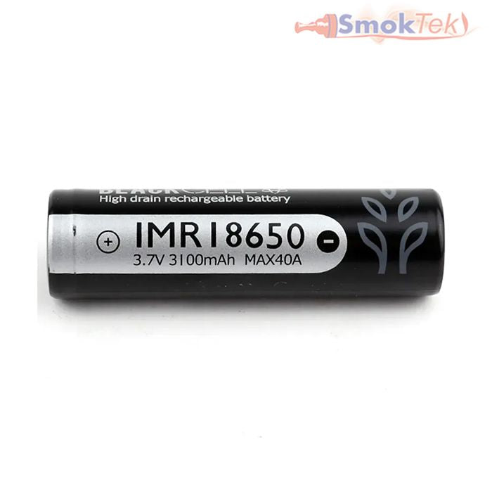 Blackcell 18650 3100mAh 40A High-Drain Battery - 2 pack