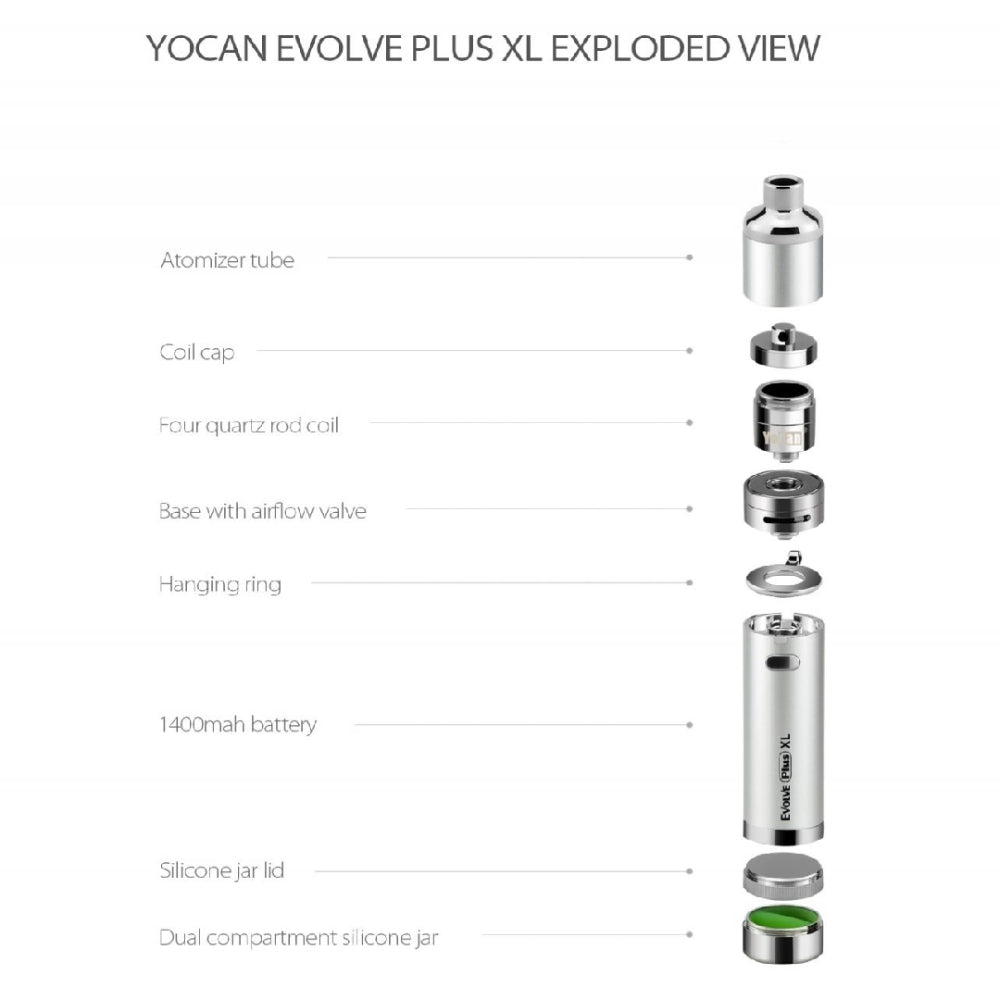 Yocan Evolve Plus XL - Wax & Concentrate Vaporizer