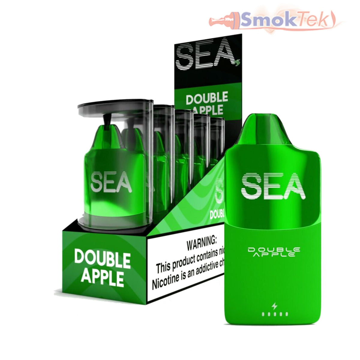 SEA XS 15K disposable vape in Double Apple flavor
