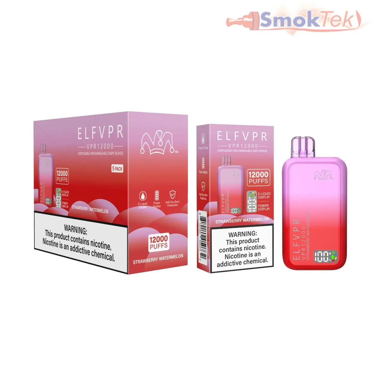 Elf VPR 12000 Puff Disposable – SmokTek