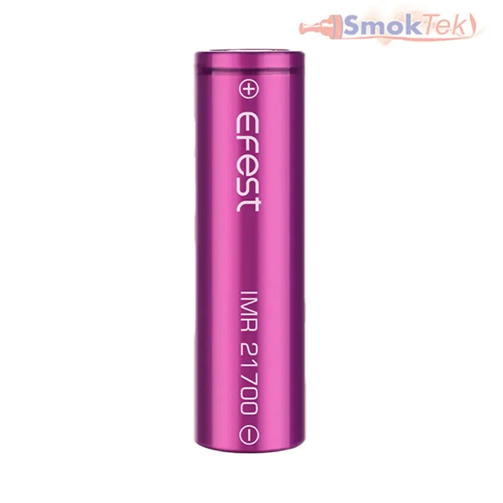 Efest Purple IMR 21700 3700mAh 3.7V 35A High Drain Battery - Flat Top EFest