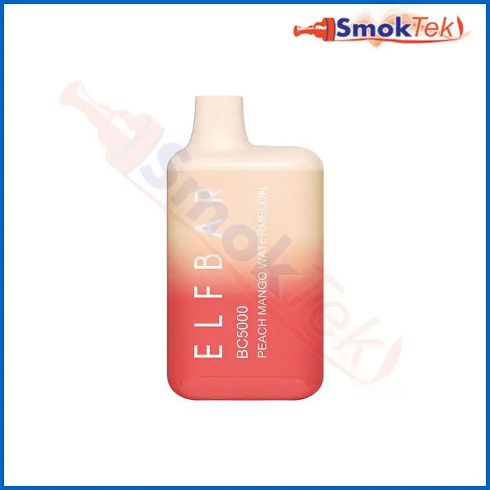 ElfBar BC5000 - 13ml Rechargeable Disposable Vape - 5% - Clearance