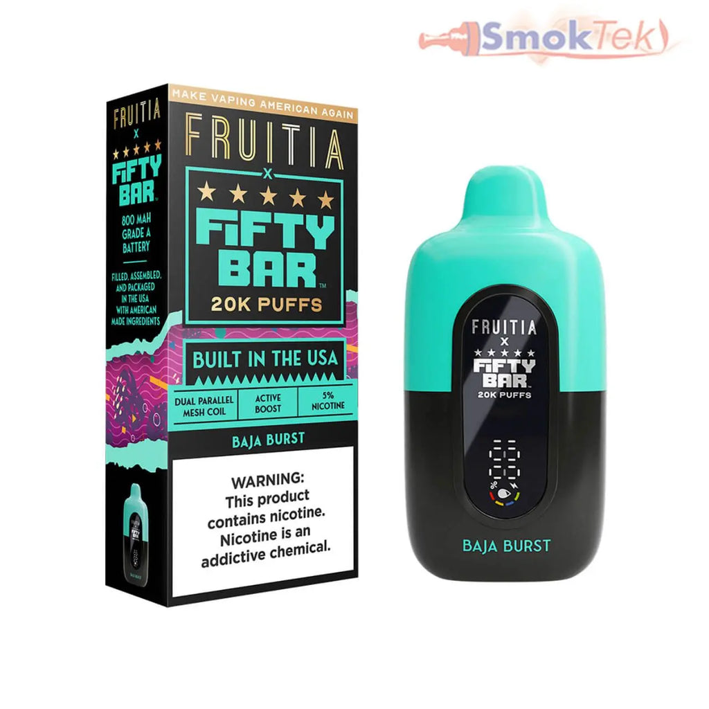 Fruitia x Fifty Bar 20k Puffs - 5% Kanger Technology