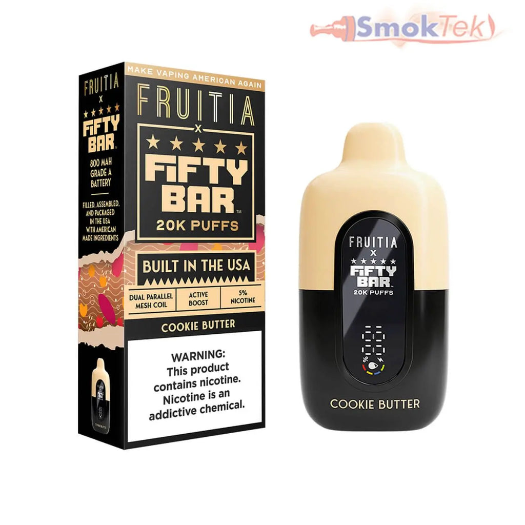 Fruitia x Fifty Bar 20k Puffs - 5% Kanger Technology