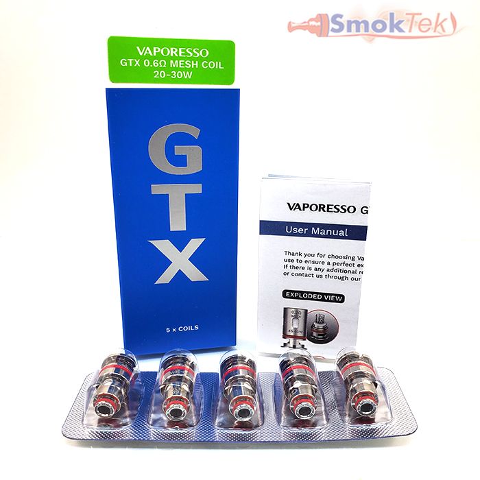 Vaporesso GTX Replacement Coils (5 Pack)