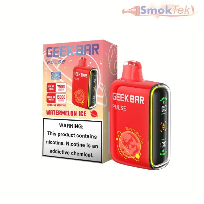 Geek Bar Pulse 15000 Disposable SmokTek Geek Bar Pulse 15000 Disposable SmokTek