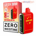 Watermelon Ice Geek Bar Pulse 15K (Zero Nicotine) Geek Bar
