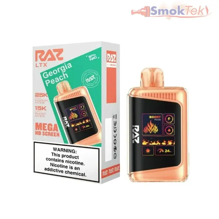 orange raspberry raz vape LTX 25K Disposable Sabor:Kiwi, maracuyá y guayaba NONCLEARANCE Vape Brand VUSE Leading
