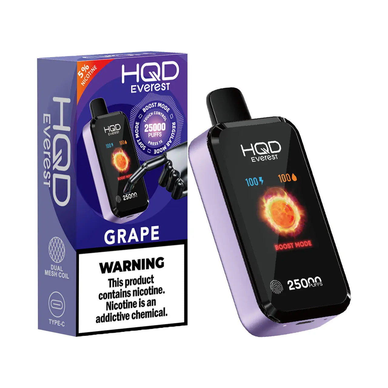 HQD Cuvie Everest 25K Disposable HQD