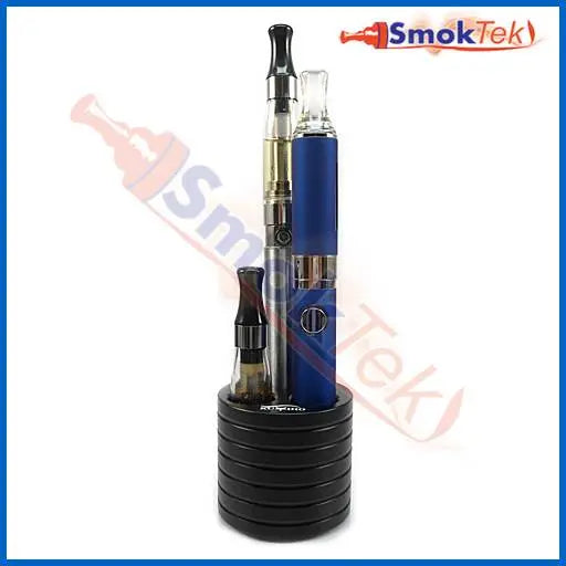 The Kumiho stand used with an 1100mAh eGo battery and an iClear16 clearomizer.