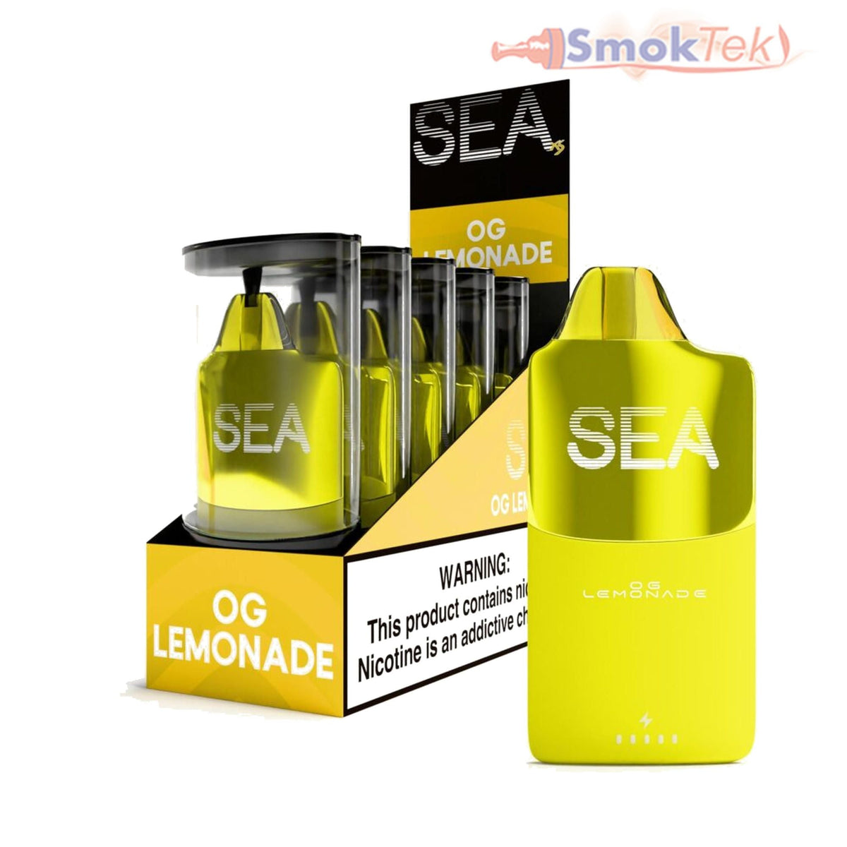 SEA XS 15K disposable vape in OG Lemonade flavor