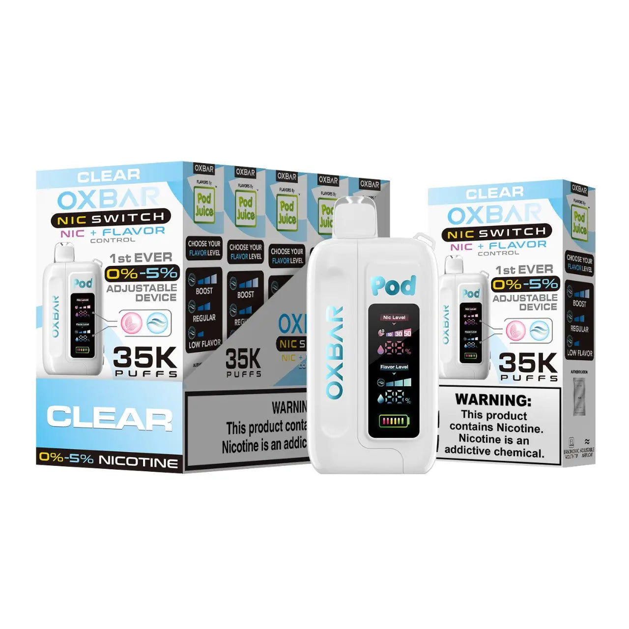 Oxbar Nic Switch Disposable Vape 35K Puff Device SmokTek Oxbar Nic Switch Disposable Vape 35K Puff Device SmokTek