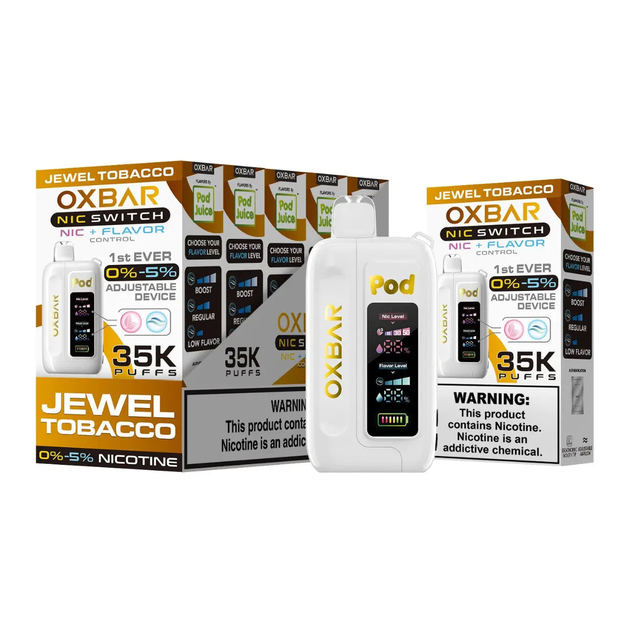 Oxbar Nic Switch Disposable Vape 35K Puff Device SmokTek Oxbar Nic Switch Disposable Vape 35K Puff Device SmokTek