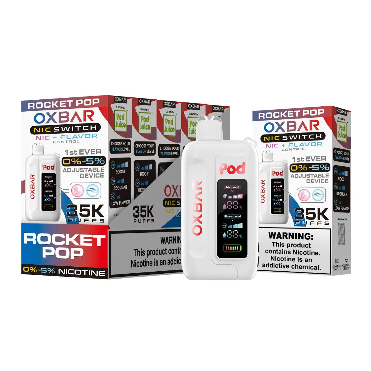 Oxbar Nic Switch Disposable Vape – 35K Puff Device – SmokTek