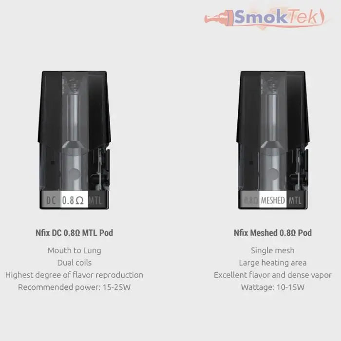 SMOK Nfix 3ml Replacement Pod - 3 pack SmokTech