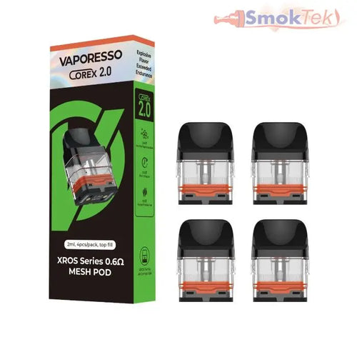 vaporesso xros 4 coil Vaporesso XROS Series Mesh POD 4 Pack vaporesso xros 4 coil Vaporesso XROS Series Mesh POD 4 Pack