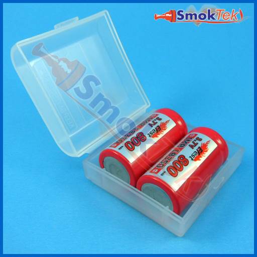 Plastic Battery Case - 2x 18350 or CR123