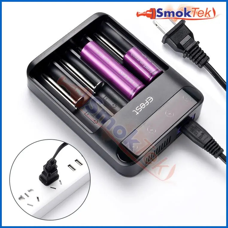 LCD voltage display, fits different size batteries