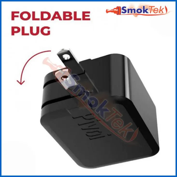 Dual USB Wall Block with foldable plug