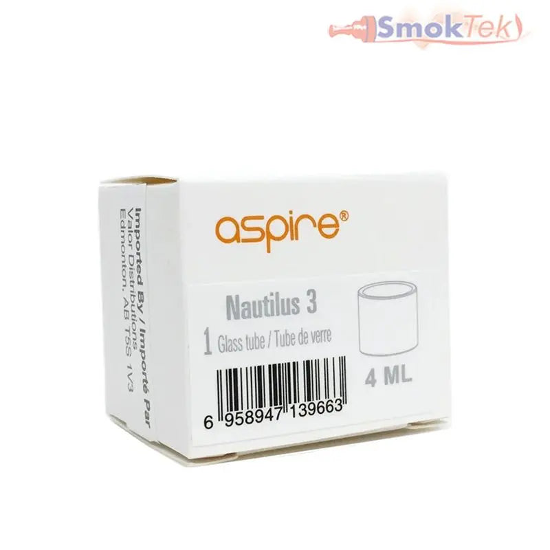 Aspire Nautilus 3 4ml Pyrex Replacement Glass Tube Aspire