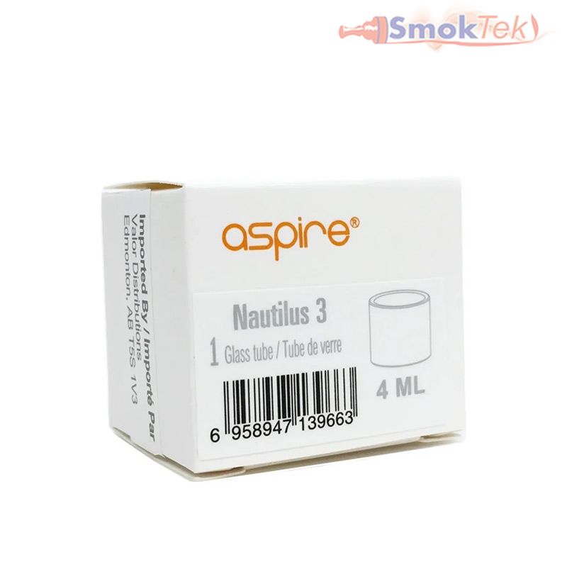 Aspire Nautilus 3 4ml Pyrex Replacement Glass Tube