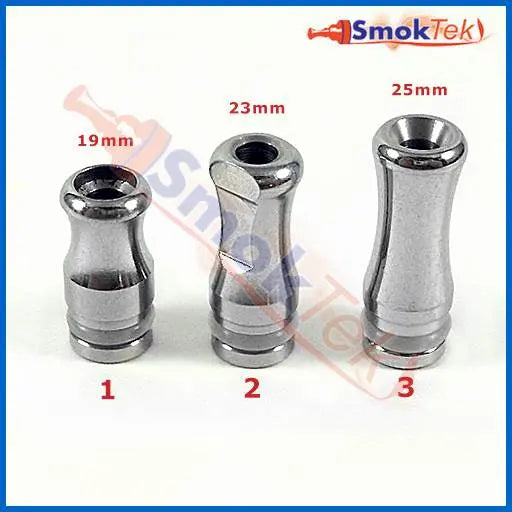 100% Stainless Drip Tip in 3 sizes