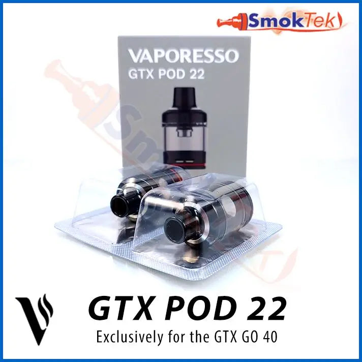 Vaporesso GTX Pod 22 - for GTX Go 40 (2-pack)